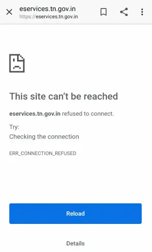 Patta Chitta Website Issues